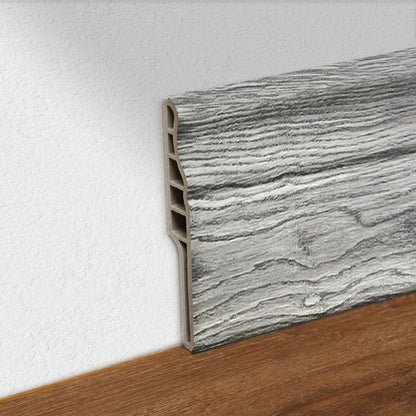 Pack 10 Unidades Guardapolvo PVC HOGA 2mt x 90mm Gris Oak