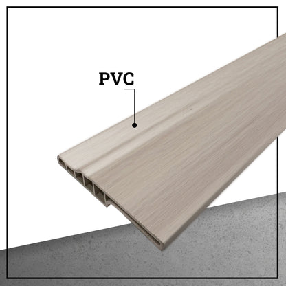 Guardapolvo Pvc Hoga 2Mt x 90mm Blanco