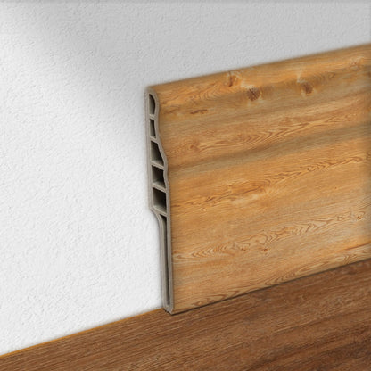 Guardapolvo Pvc Hoga 2Mt x 90mm Bamboo