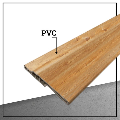 Guardapolvo Pvc Hoga 2Mt x 90mm Bamboo