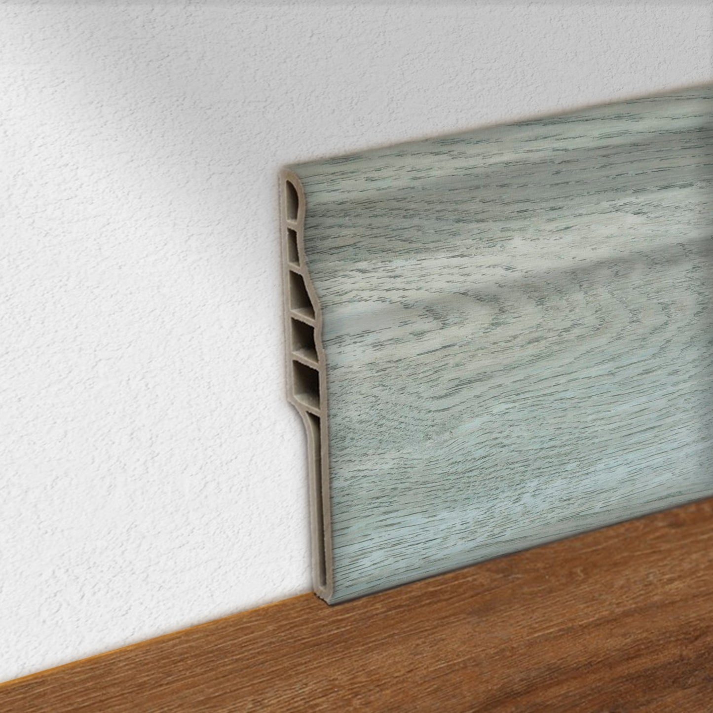 Guardapolvo Pvc Hoga 2Mt x 90mm Beige Milan