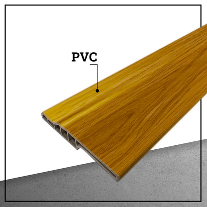 Pack 10 Unidades Guardapolvo PVC HOGA 2mt x 90mm Haya