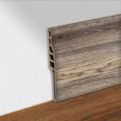 Guardapolvo Pvc Hoga 2Mt x 90mm Gris Grafito