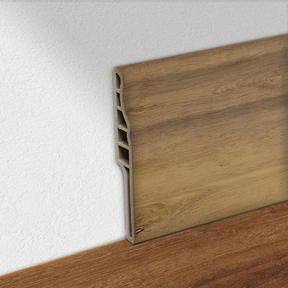 Guardapolvo Pvc Hoga 2Mt x 90mm Castaño