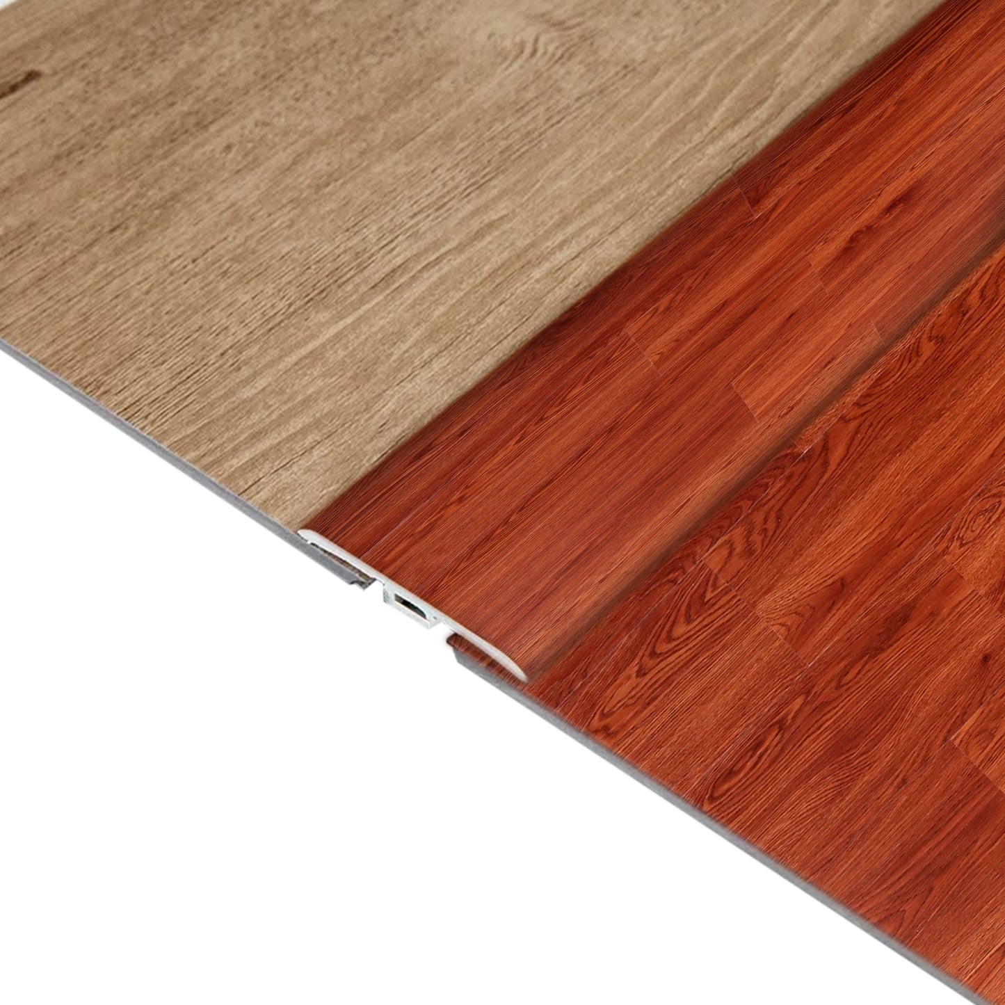 Moldura T PVC HOGA 2mt x 45mm Cedro