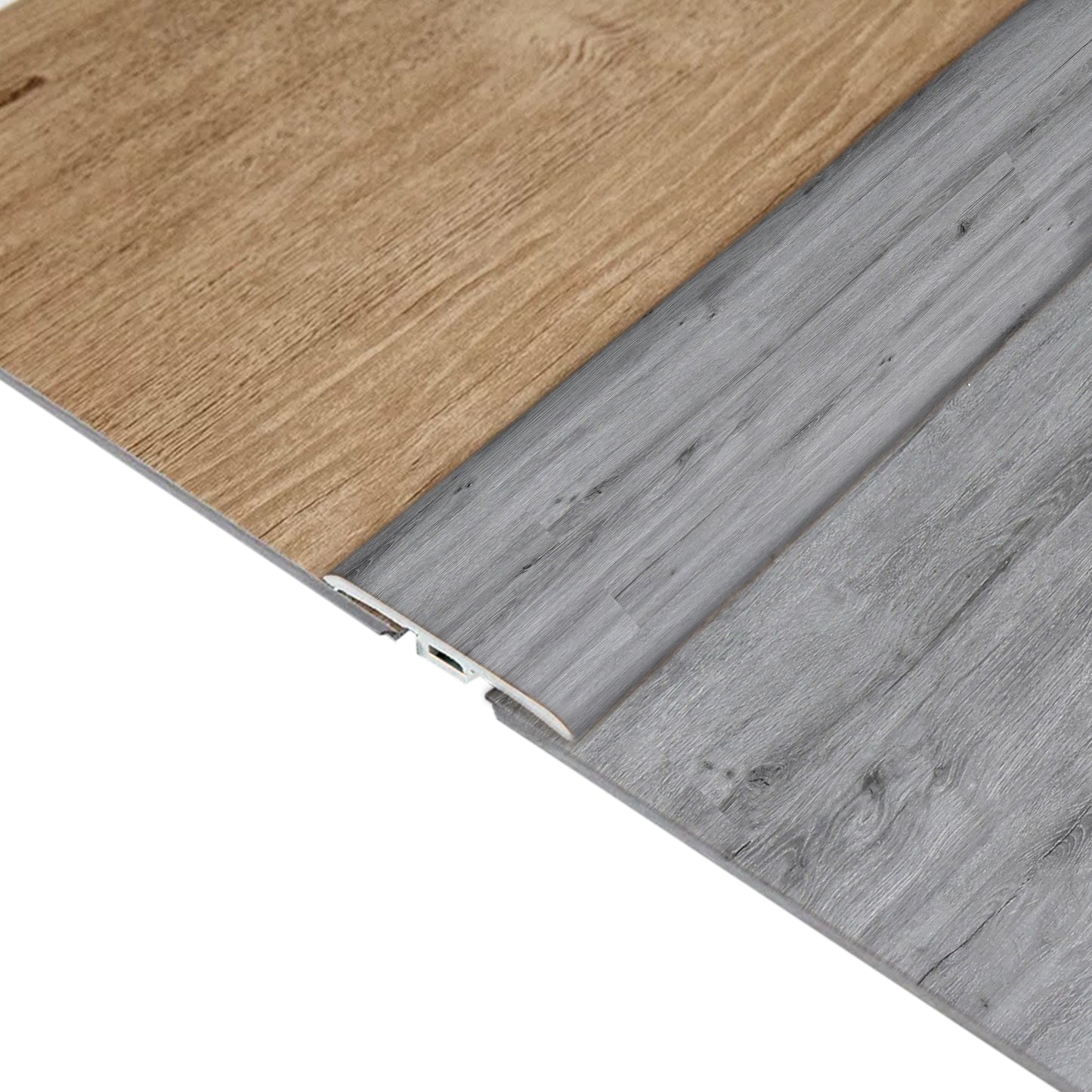 Moldura T PVC HOGA 2mt x 45mm Gris Londres