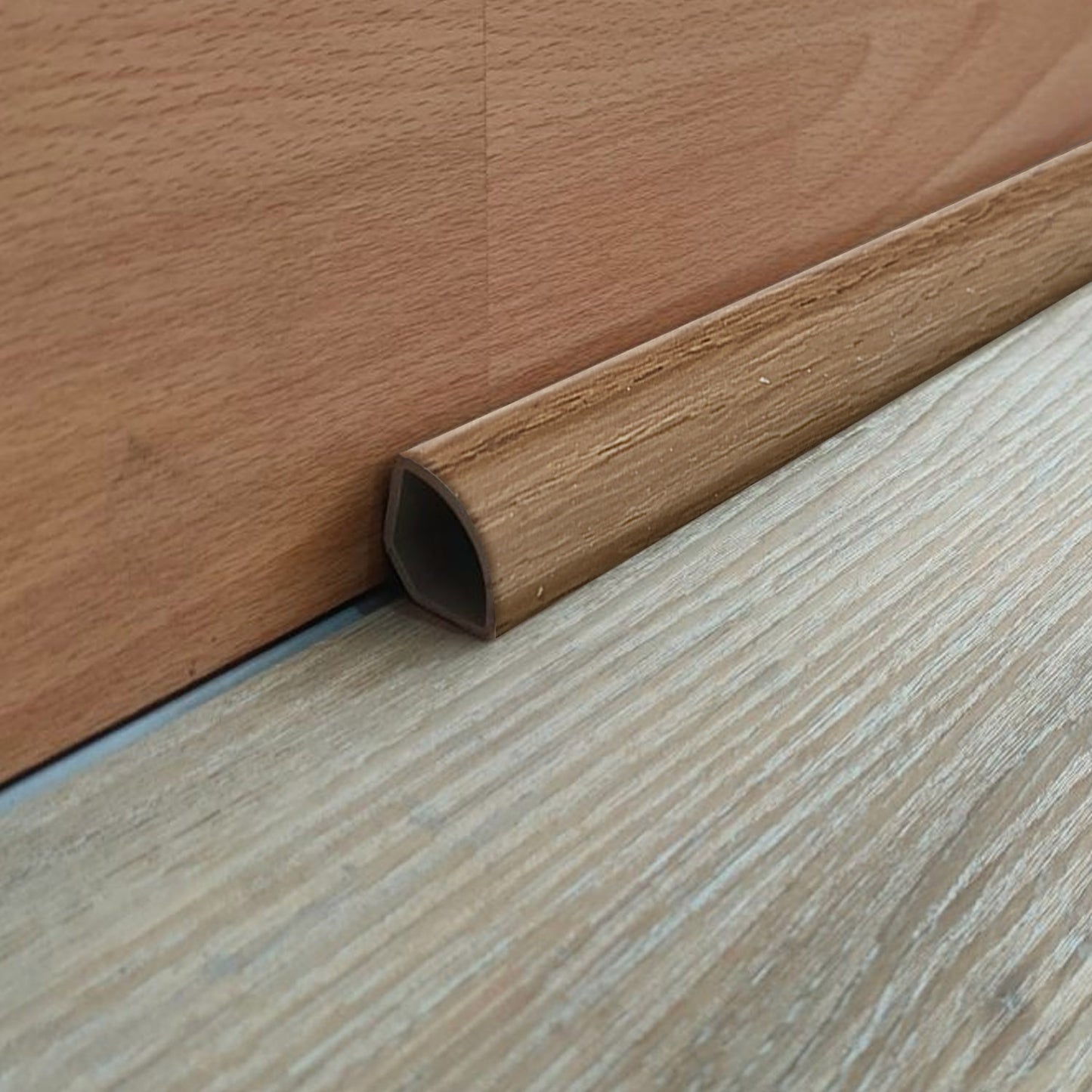 Pack 5 Unidades Cuarto Rodón PVC 2mt x 19mm Haya