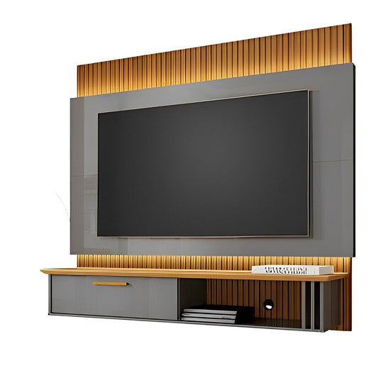 Panel Rack Tv 65" Paris Titanium Canela