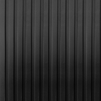 Panel Pvc Revestimiento Muros y Cielos 2,6mt X 15cm X 10mm Negro