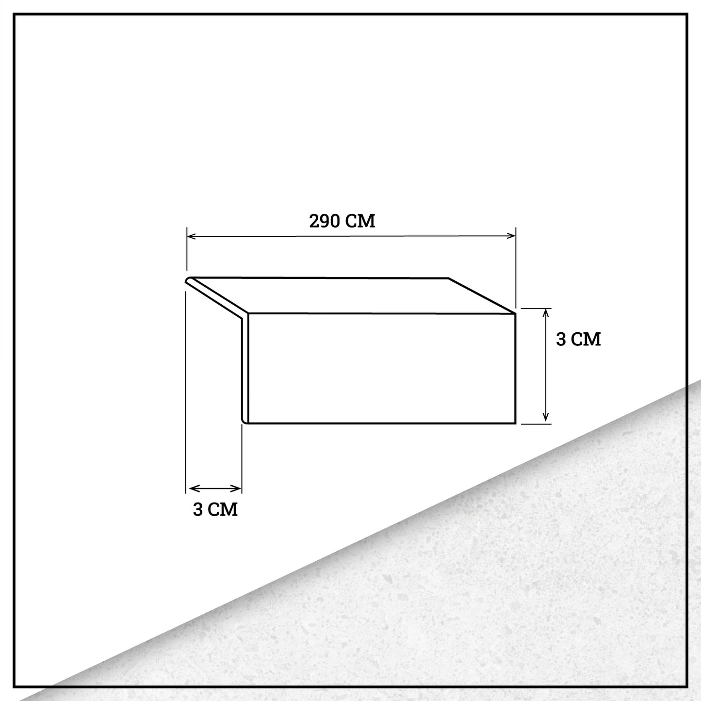 Pack 2unds Perfil Angulo Terminación Wall Panel 30mm x 2,9Mt Café Claro
