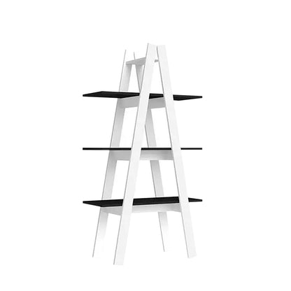 Repisa Vintage 3 Niveles Blanco Negro