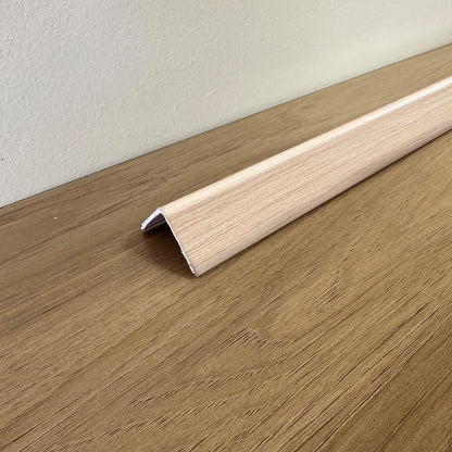 Perfil Angulo Terminación Wall Panel 30mm X 2,9mt Café Claro