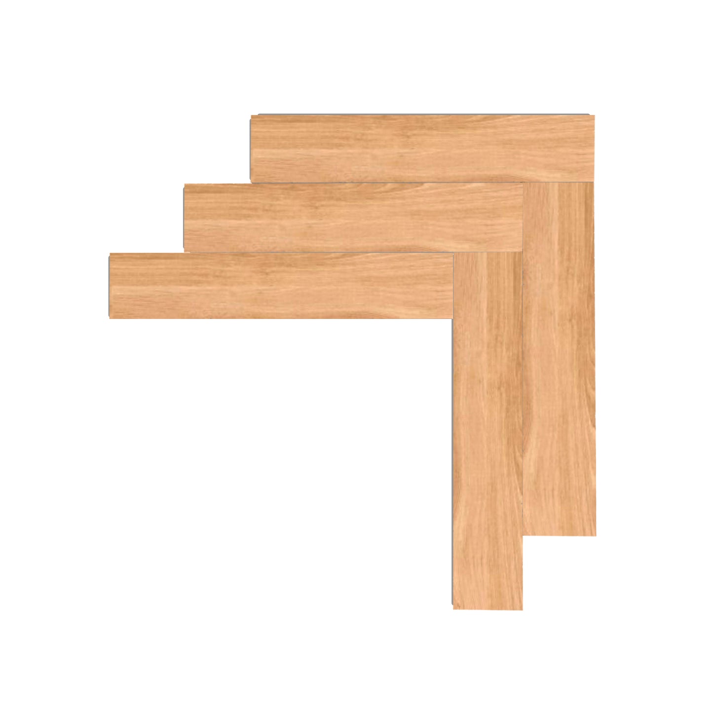 Piso Flotante Vinílico Spc Click 5mm 1,56Mt2 (Parquet A+B) Roble Suave