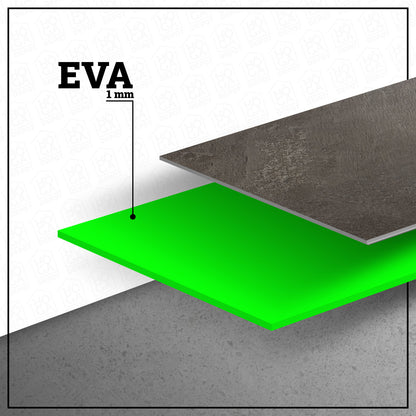 Piso Flotante Vinílico Spc Click 3.5+1mm Eva 2.23Mt2 Gris Cemento