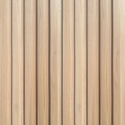 Panel PVC Revestimiento Muros y Cielos 2,6mt X 16cm X 24mm Café Claro