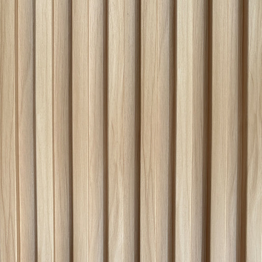 Panel PVC Revestimiento Muros y Cielos 2,6mt X 16cm X 24mm Café Claro
