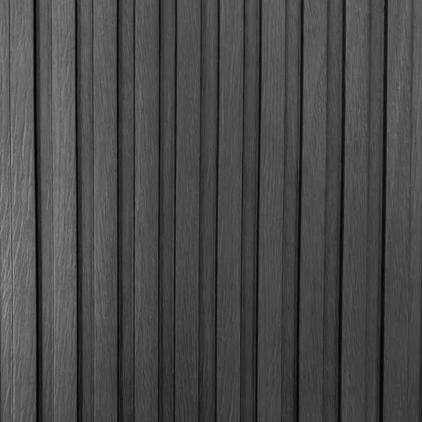 Pack 10 Panel PVC Revestimiento Muros y Cielos 2,6mtX16cmX24mm Gris