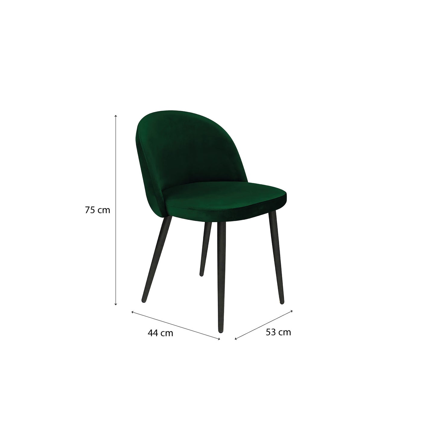 Silla Charm Verde Botella