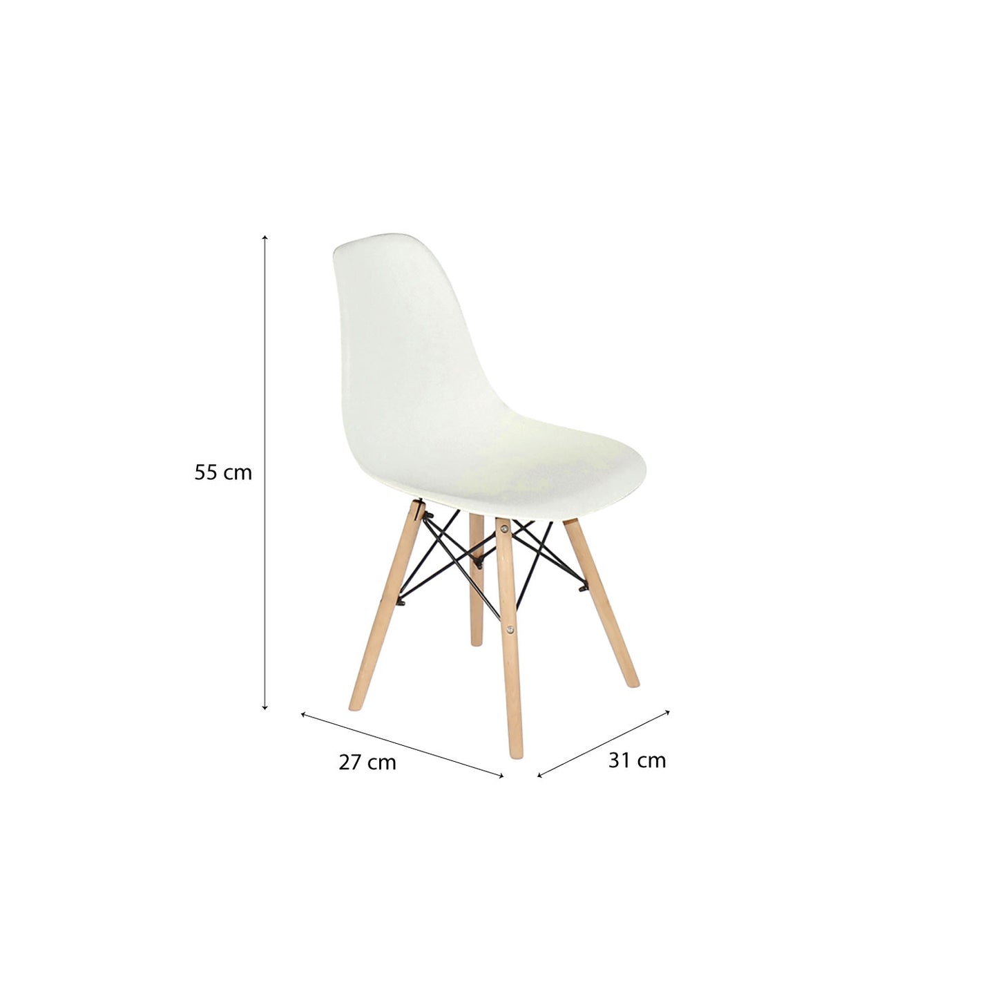 Silla Eames Child Blanco