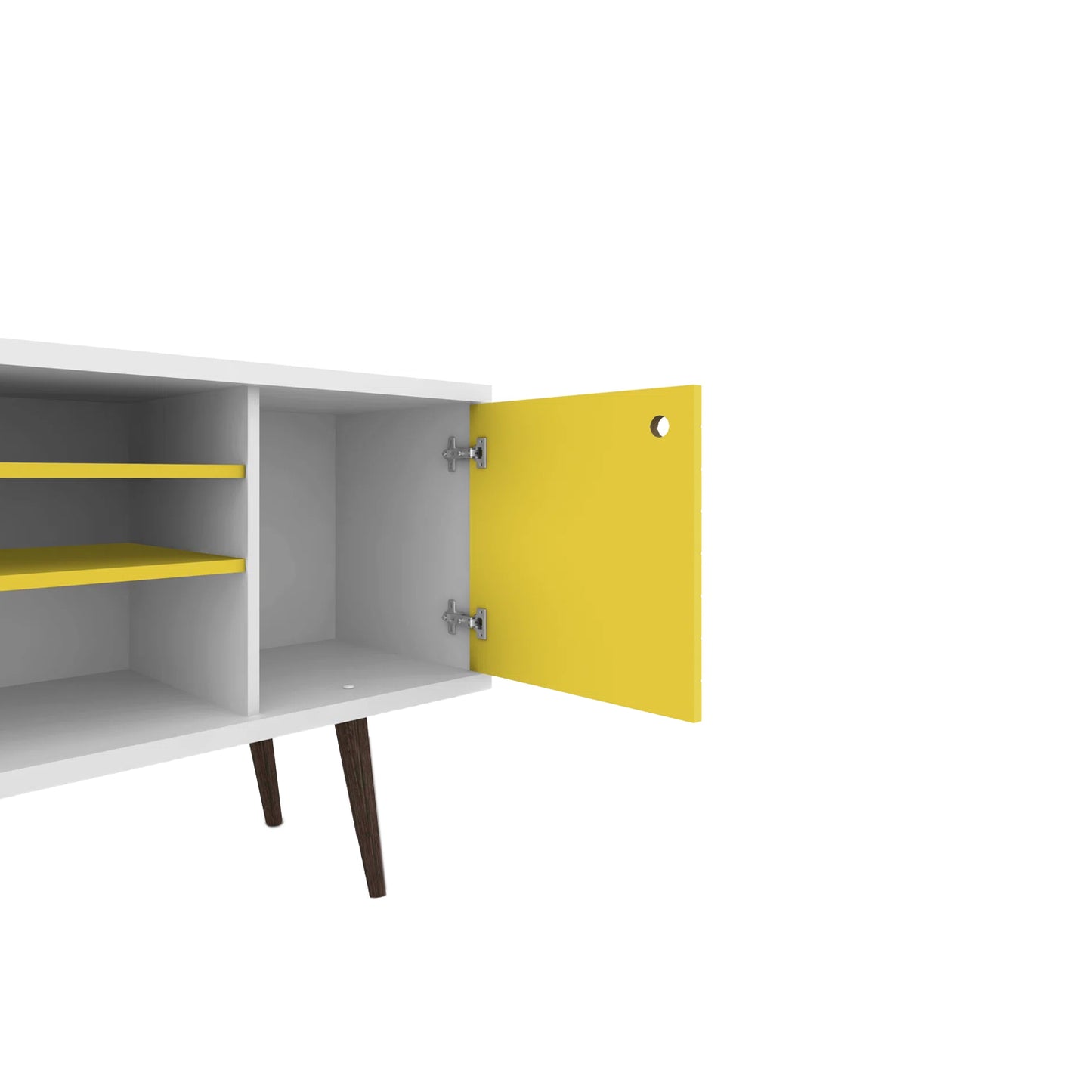 Rack Tv 55" Safira Blanco Amarillo