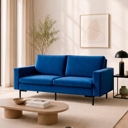 Sofá Cama Hoga Pleasure Azul Eléctrico