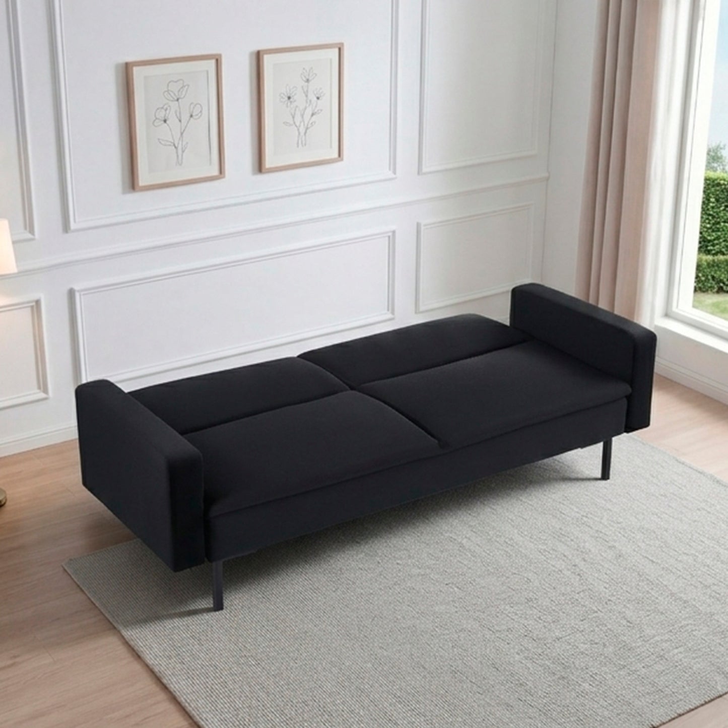 Sofá Cama Hoga Pleasure Negro