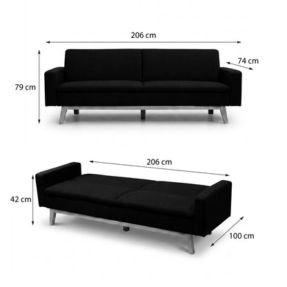 Sofá Cama Hoga Sky Celeste