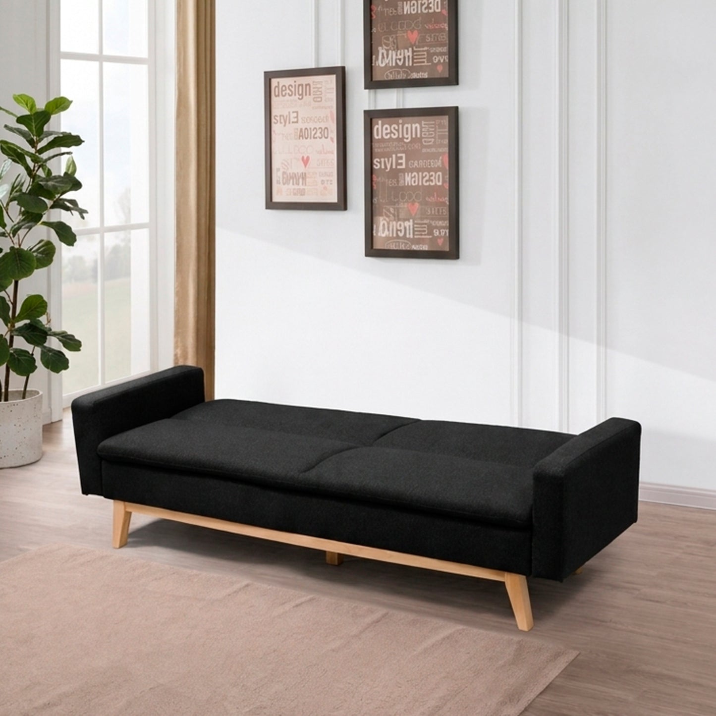 Sofá Cama Hoga Sky Negro