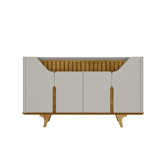 Aparador Buffet Tamisa Gris Claro Natural