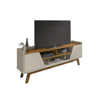 Rack Tv 65" Turim Blanco Invierno Natural