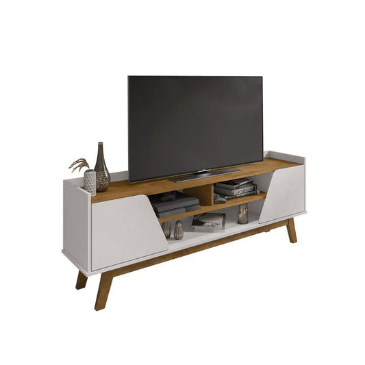 Rack Tv 65" Turim Blanco Invierno Natural