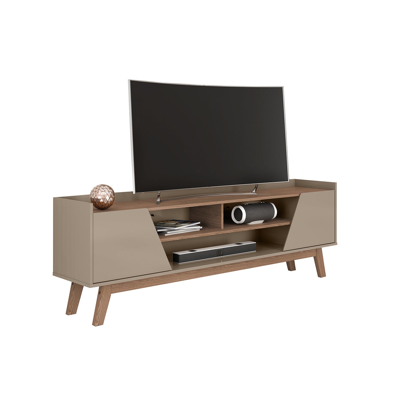 Rack Tv 65" Turim Fendi Rústico