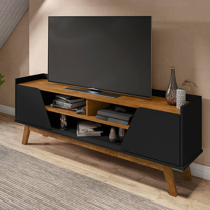 Rack Tv 65" Turim Negro Natural