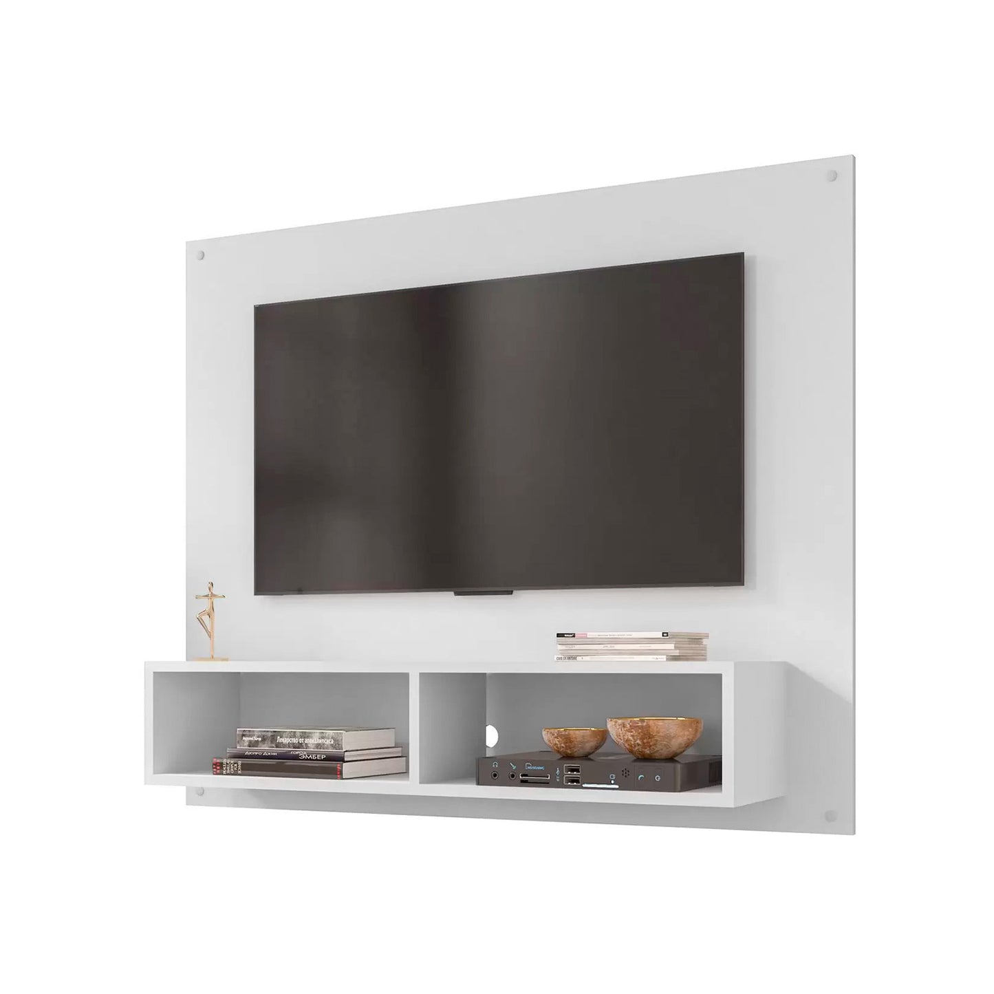 Panel Rack Tv 42" Viena Blanco