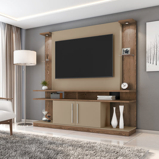 Centro de Entretenimiento Rack TV 60" York Rústico Fendi