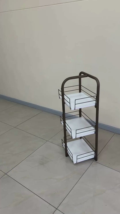 Estante Organizador 3 Niveles Connect Legno Negro Mate